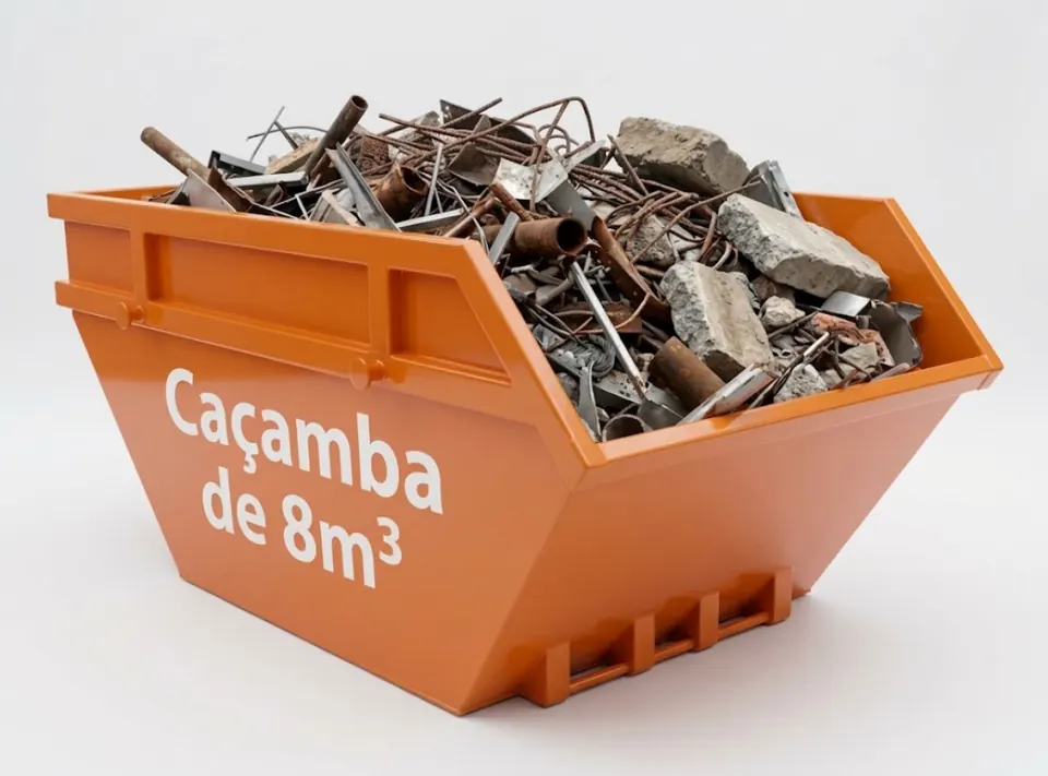 Aluguel de Caçamba 8m³ em Guarulhos